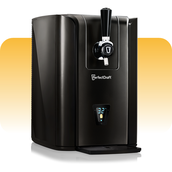 PerfectDraft machine shown for compatibility information; not sold at The Keg King